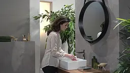 Змішувач Hansgrohe Talis E 240 для умивальника Brushed Black Chrome 71716340 Шліфований чорний хром - мініатюра 4