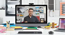 Веб-камера Logitech BRIO Ultra HD Pro [960-001106] [67677] - мініатюра 11