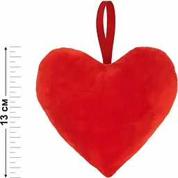 М'яка іграшка Tigres Подушка - валентинка Heart (ПД-0394) - мініатюра 3