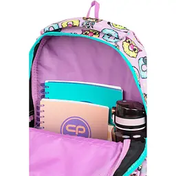 Набір: Рюкзак CoolPack Joy S Happy Donuts, 21 л 39х28х17 см (F048665)  + Пенал на блискавці СoolPack Clipper Happy Donuts з органайзером для ручок 20х14х3 см (F076665) - мініатюра 7
