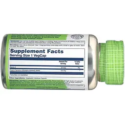 Спіруліна Solaray Spirulina Algae 410 мг 100 веганських капсул - мініатюра 3