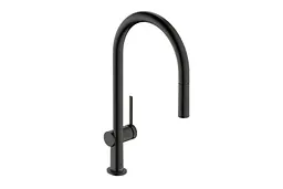 Змішувач для кухні Hansgrohe Talis 210 1jet з витяжним виливом brushed black chrome 72802340