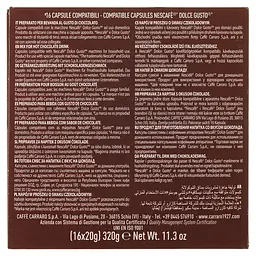 Уцінка. Кава в капсулах Carraro Dolce Gusto Cioccolato, 16 капсул  - мініатюра 3