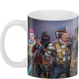 Кухоль GeekLand Fortnite Фортнайт FT.FT.02.04 усі персонажі 330 мл білий - мініатюра 3