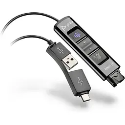 Перехідник Poly DA85-M USB > QD з вбудованим пультом керування для гарнітур EncorePro, USB-A, USB-C, teh0013721 - мініатюра 2