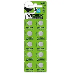 Батарейки AG8/LR1120, Videx Excellent!, 10 шт, Blister
