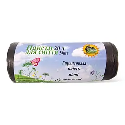 Пакети для сміття 20 літрів 50шт HD ТМ Супер Торба 6.5мкм чорний (6187687116)