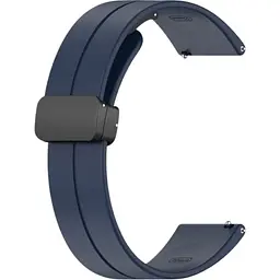 Ремінець DK CDK для Xiaomi Amazfit Bip / Bip Lite 20mm Silicone Sport Magnetic (016443) (dark blue)