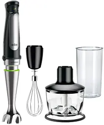 Блендер занурюваний Braun MultiQuick 7 MQ 7035X (HB7001AI) Black/silver UA