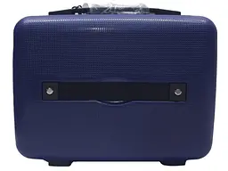 Б'юті-кейс Milano bag 0306/14 колір темно-синій розмір великий L - мініатюра 4