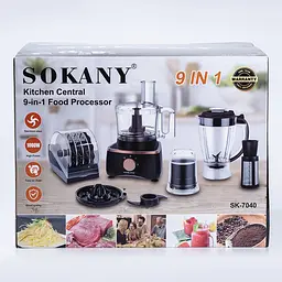 Кухонний комбайн Sokany SK-7040 - мініатюра 8