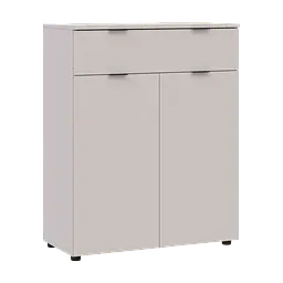 Комод Doros Рон 2 2 фасади 1 шухляда Кашемір 80х38х100 (41516044) - мініатюра 2