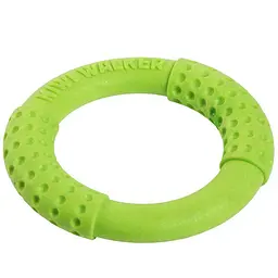Іграшка Kiwi Walker Кільце для собак зелене 13.5 см - мініатюра 2