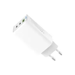 Зарядний пристрій ColorWay GaN Mini 65W PD Port PPS USB (USB-2C1A) white (CW-CHS058PD-WT) - мініатюра 5