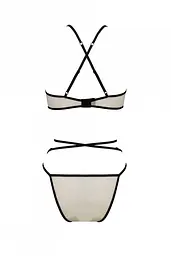 Комплект білизни Passion CHIKA SET, S/M, cream, топ, трусики - мініатюра 4