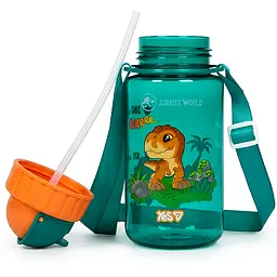 Пляшка для води Yes Jurassic World Kids 360 мл зелена (708909) - мініатюра 3