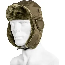 Шапка вушанка Mil-Tec ma1- олива 12105001-розмір XL - 62