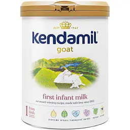 Суха суміш Kendamil Goat 1 на козячому молоці 0-6 міс. 1.6 кг (2 шт. х 800 г) - мініатюра 2