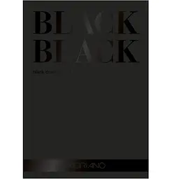 Склейка-блок  Fabriano mixed media Black А4 24×32 см 300 г/м2 20 аркушів чорний гладкий  