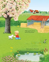 Poppy and Sam's Animals Sticker Book - мініатюра 5