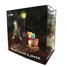 Статуетка композиція DC Joker amp Harley Quinn Джокер та Харлі Квін Загін Самогубців 19 см SS10.056 - мініатюра 4