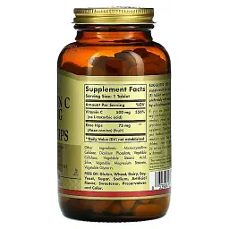 Вітамін С Solgar Vitamin C з шипшиною 500 мг 100 таблеток - мініатюра 2
