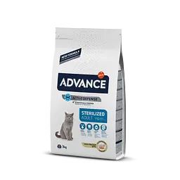 Сухий корм для стерилізованих кішок Advance Cat Sterilized, з індичкою, 3 кг