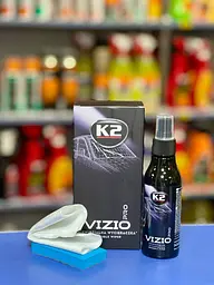 Антидощ спрей K2 150 мл Visio PRO мікрофібра + аплікатор