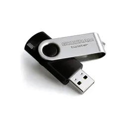 USB флеш накопичувач Goodram 16GB Twister Black USB 2.0 (UTS2-0160K0R11) - мініатюра 1