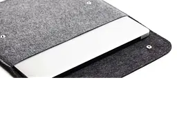 Чохол Gmakin Apple MacBook Pro 14` GM05-14 Felt Case (Black/Grey) [73580] - мініатюра 5