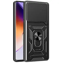 Чохол Ummi Camshield Serge Ring для Xiaomi Poco M7 Pro 5G Чорний/Black - мініатюра 2