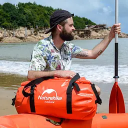 Водонепроникна сумка-баул Naturehike NH20FSB03 60л (Червона) - мініатюра 6