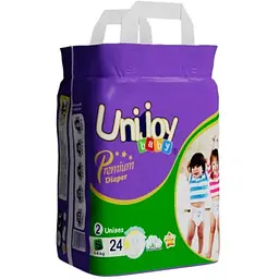 Підгузки Unijoy Premium S 3-6 кг 24 шт. - мініатюра 2