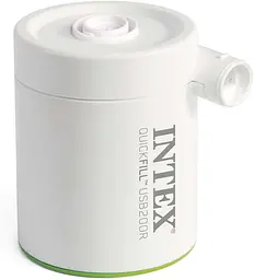 Портативний акумуляторний насос Intex Quickfill USB200R для надувних матраців та аксесуарів (66637)