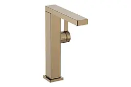 Змішувач для умивальника Hansgrohe Tecturis E CoolStart EcoSmart+ з д/к push-open brushed bronze 73060140