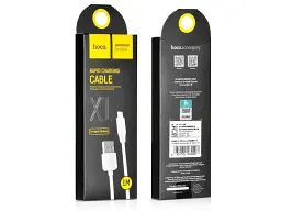Кабель Hoco X1 Rapid Lightning White 1m (6957531032007) - мініатюра 2