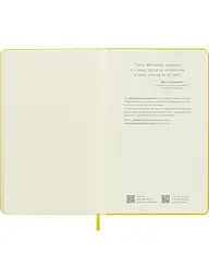 Записник Moleskine Silk середній, Лінійка Солом'яно-жовтий (QP060M6SILK) - мініатюра 6