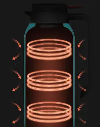 Термос Xiaomi Viomi Stainless Vacuum Cup 1.5 л Black [XV-1052B] [36988] - мініатюра 4