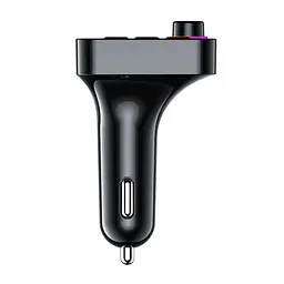 FM модулятор HAVIT HV-FM819BT USB-A+USB-C PD24W RGB Black HAVIT (28523-000) - мініатюра 4