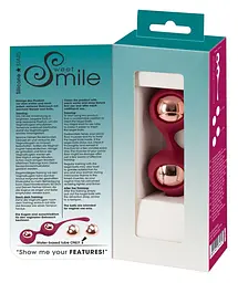 Вагінальні кульки Sweet Smile Kegel Training Balls With Extra Weights, 18.3 см, бордовий - мініатюра 9