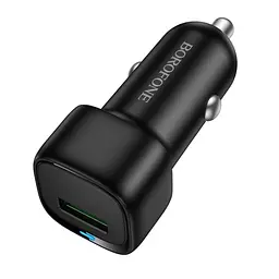 Автомобільне зарядне пристрій BOROFONE BZ34 Cloud single port QC3.0 чорний - мініатюра 2