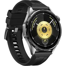 Смарт-годинник Smart Watch Huawei GT 6 46mm (55020FTX) Black (Fluoroelastomer Strap) UA - мініатюра 3