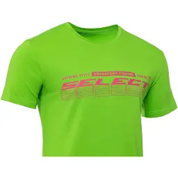 Футболка Select T-Shirt Graded Logo M Lime - мініатюра 2
