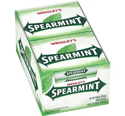 Упаковка жувальних гумок Wrigley's Spearmint Chewing Gum 150шт