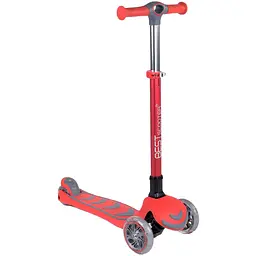 Самокат дитячий Best Scooter складаний 24х58 см Сіро-червоний 000254972
