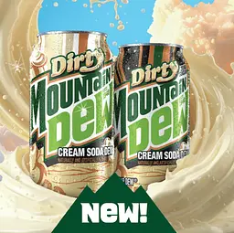 Газований напій Mountain Dew Dirty Cream Soda 355 мл - мініатюра 4