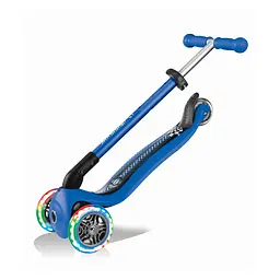 Самокат Globber Primo Foldable Fantasy Lights Перегони, з колесами, що світяться, до 50 кг, 3+, 3 колеса, синій - мініатюра 8
