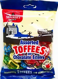Іриски Walker's Assorted Toffees & Chocolate Eclairs 150g - мініатюра 2