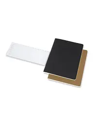 Записник Moleskine Cahier (2 шт) Subject великий, Чорний, Бежевий (CH4STNB) - мініатюра 2