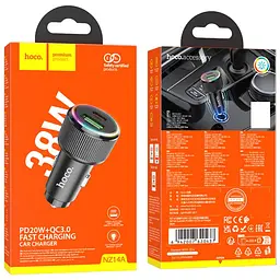 АЗП Hoco NZ14A Guerrero PD20W+QC3.0 (1C1A) Black - мініатюра 2